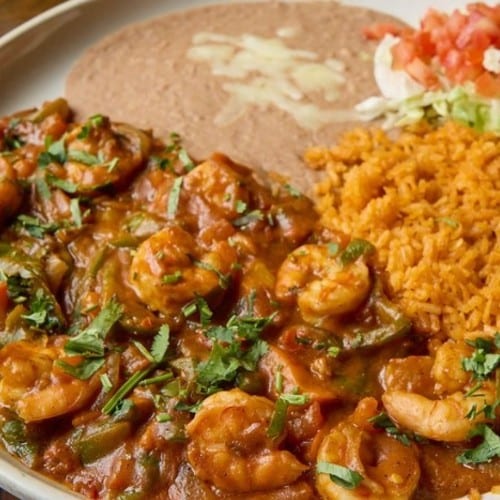 Camaron Rancheros.
