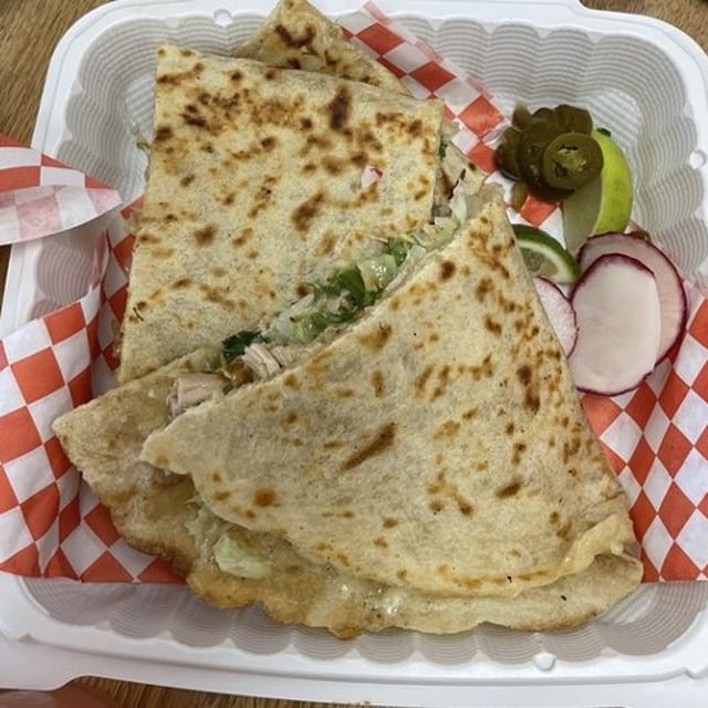 Quesadilla Al Pastor.