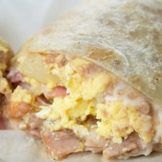 Bacon, Eggs & Cheese Burrito