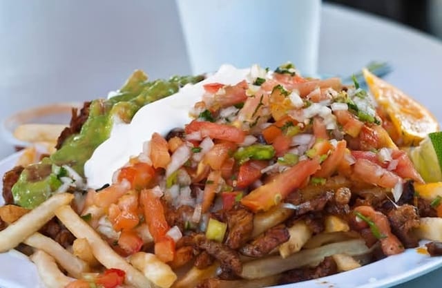 Fries Al Pastor.